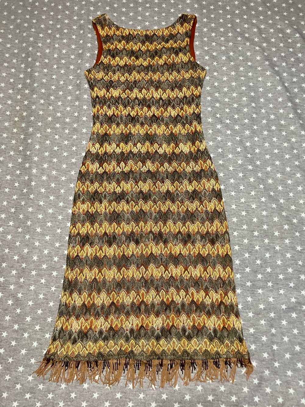 Arden B Pencil Dress Women’s Small Multicolored Aztec Bohemian EUC Vtg